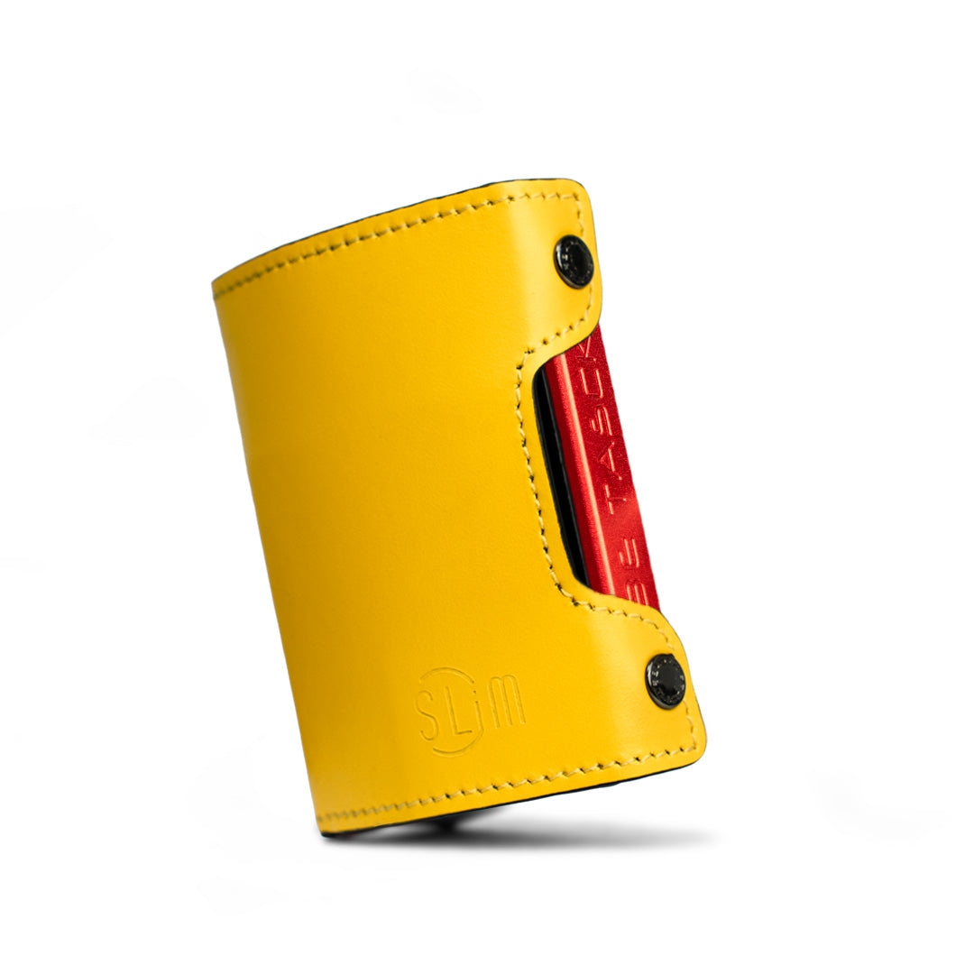 Be Tasck Pelle Liscia Giallo e Nero