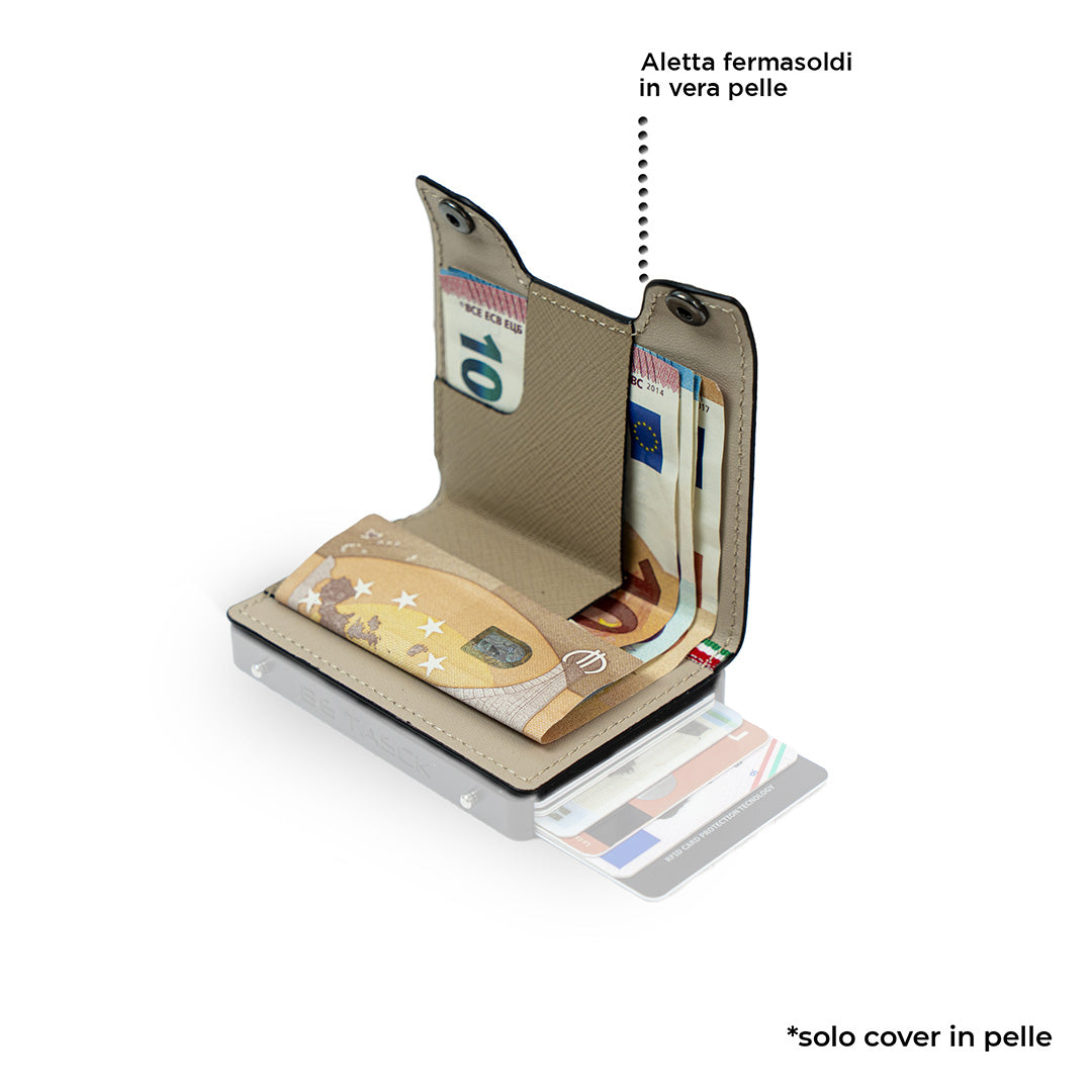 Cover in Pelle Be Tasck Saffiano Beige