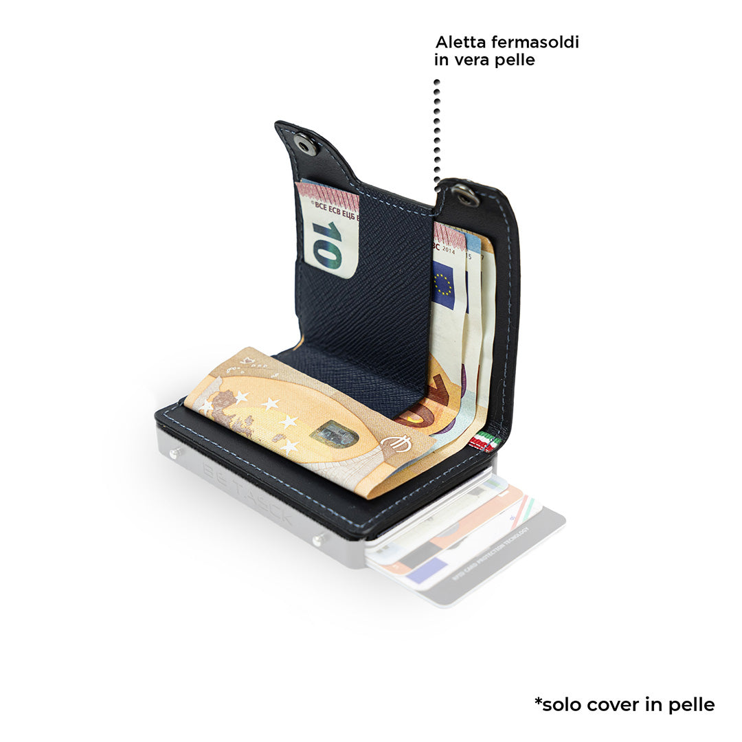 Cover in Pelle Be Tasck Saffiano Blu