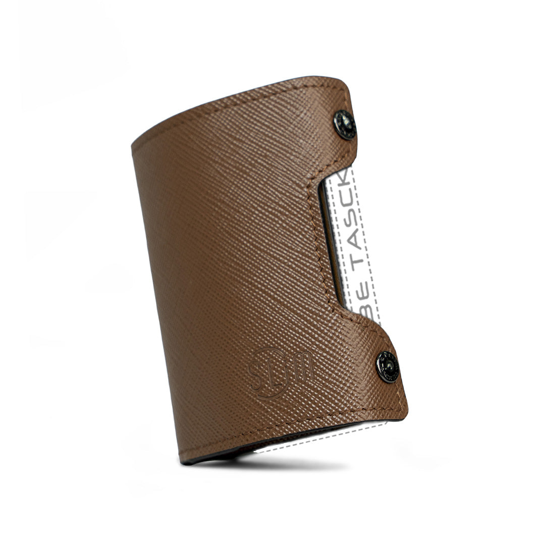 Cover in Pelle Be Tasck Saffiano Marrone