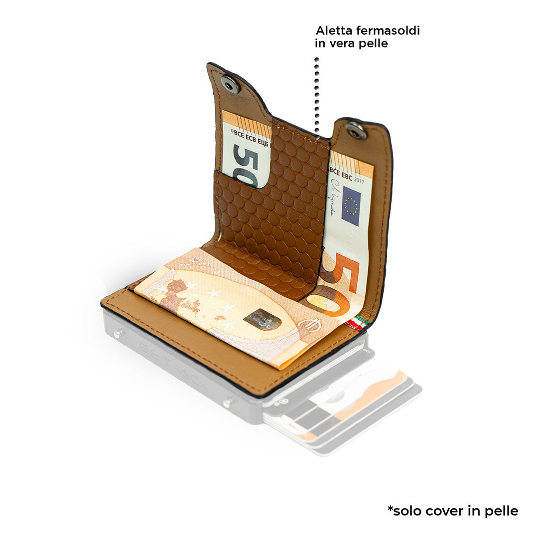 Cover in Pelle Be Tasck Bolle Marrone