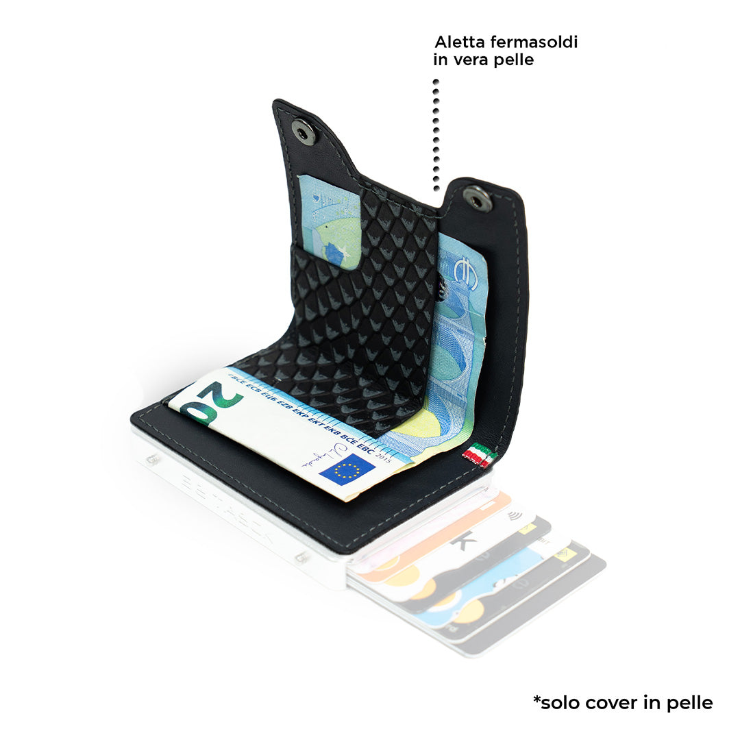 Cover Be Tasck Stampa Squalo Blu