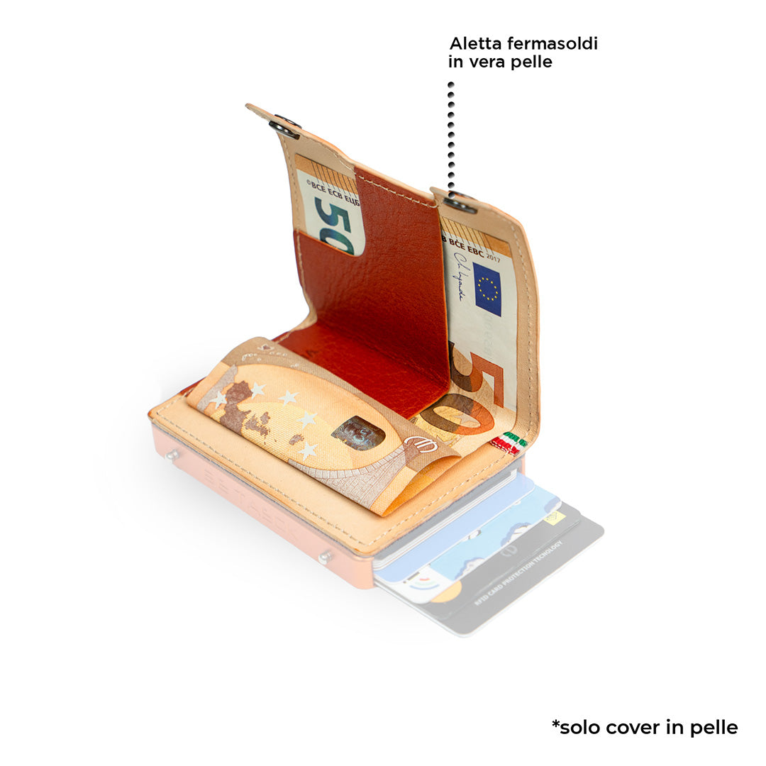 Cover in Pelle Be Tasck Concia Vegetale Arancio