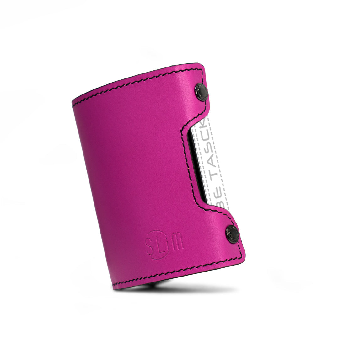 Cover in Pelle Be Tasck Pelle Liscia Fucsia e Nero