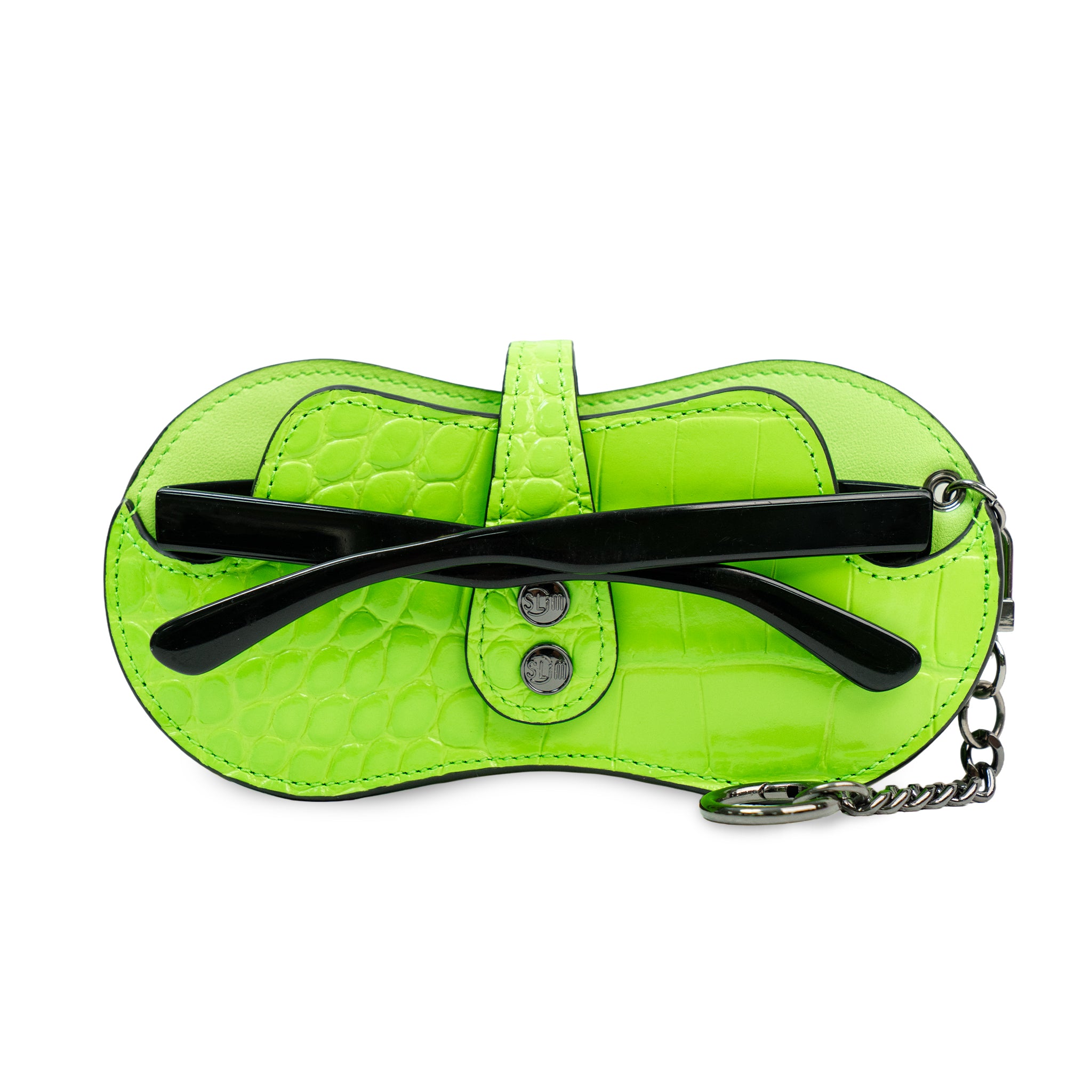 SLim Vision Vera Pelle Cocco Verde