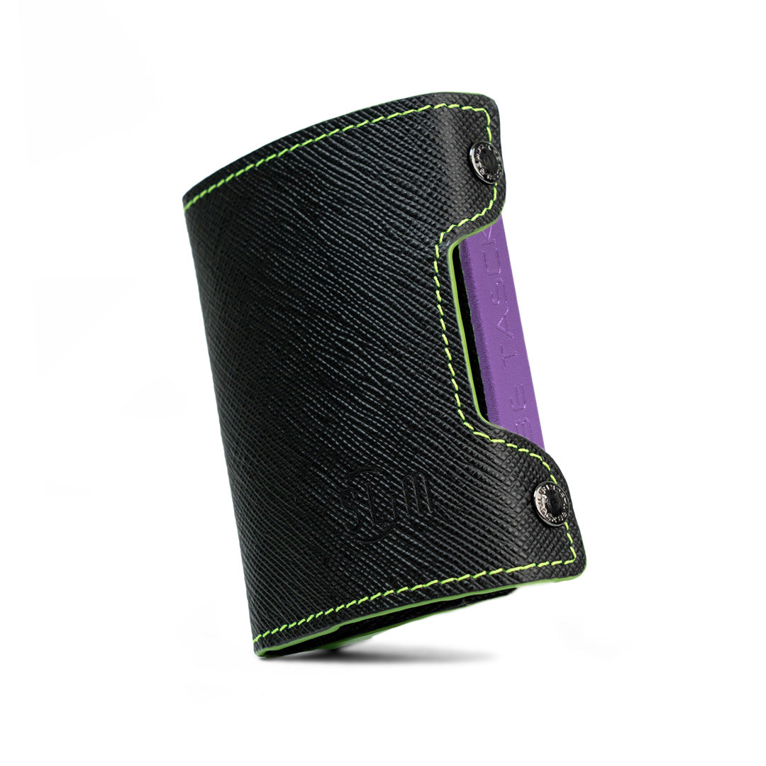 Be Tasck Saffiano Nero e Verde