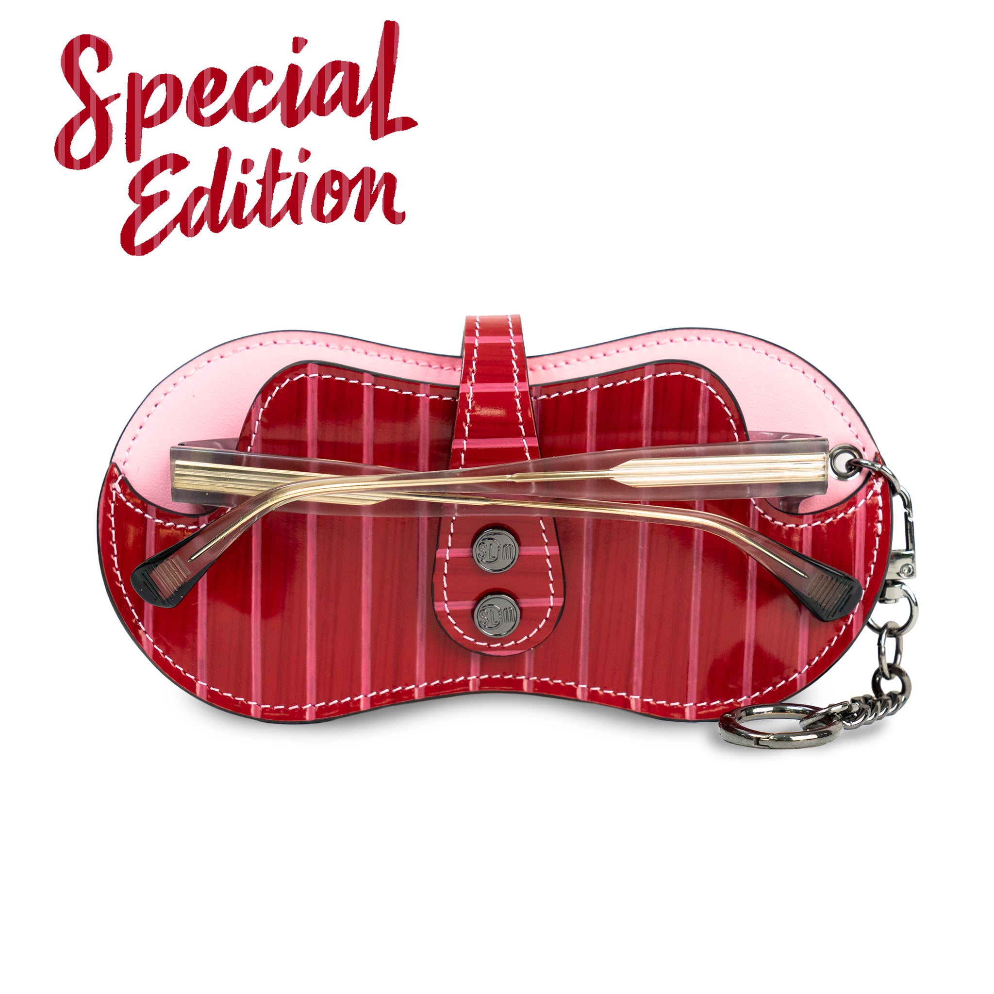 SLim Vision Vera Pelle Lollipop Rosso e Rosa