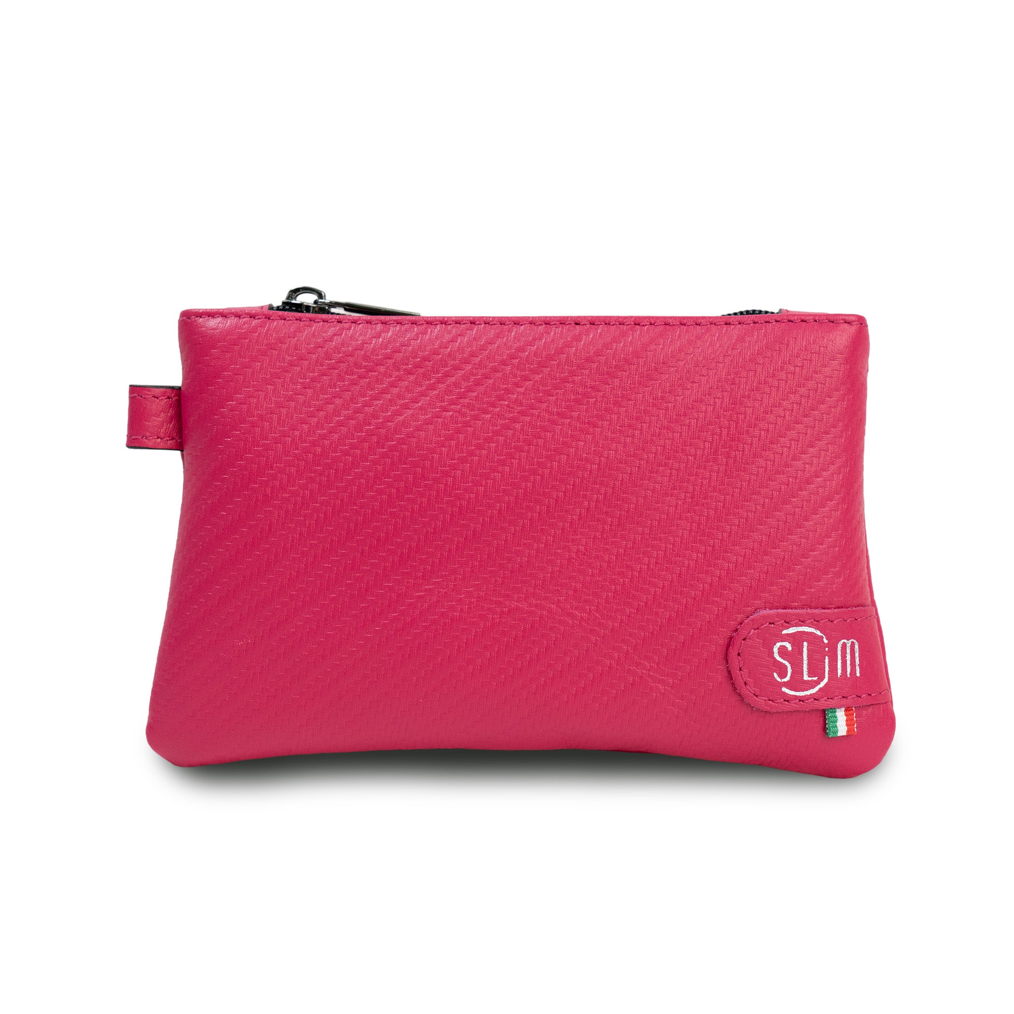Mini Pochette Vera Pelle Carbon Fucsia