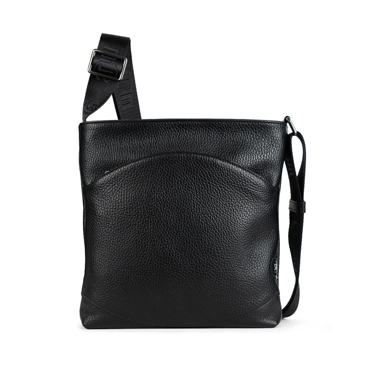 Bag SLim®️ Vera Pelle Bottalato Nero