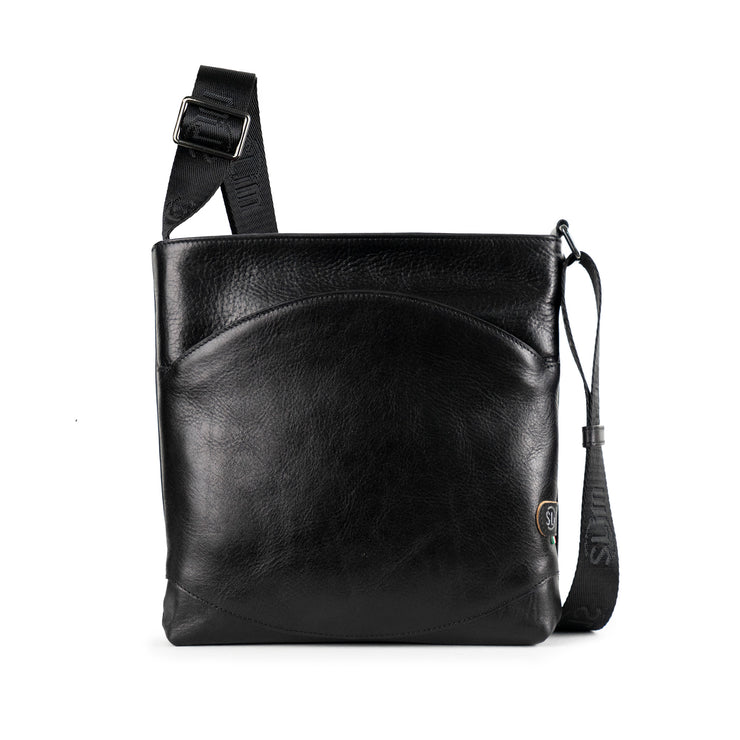 Bag SLim®️ Vera Pelle Vegetale Nero
