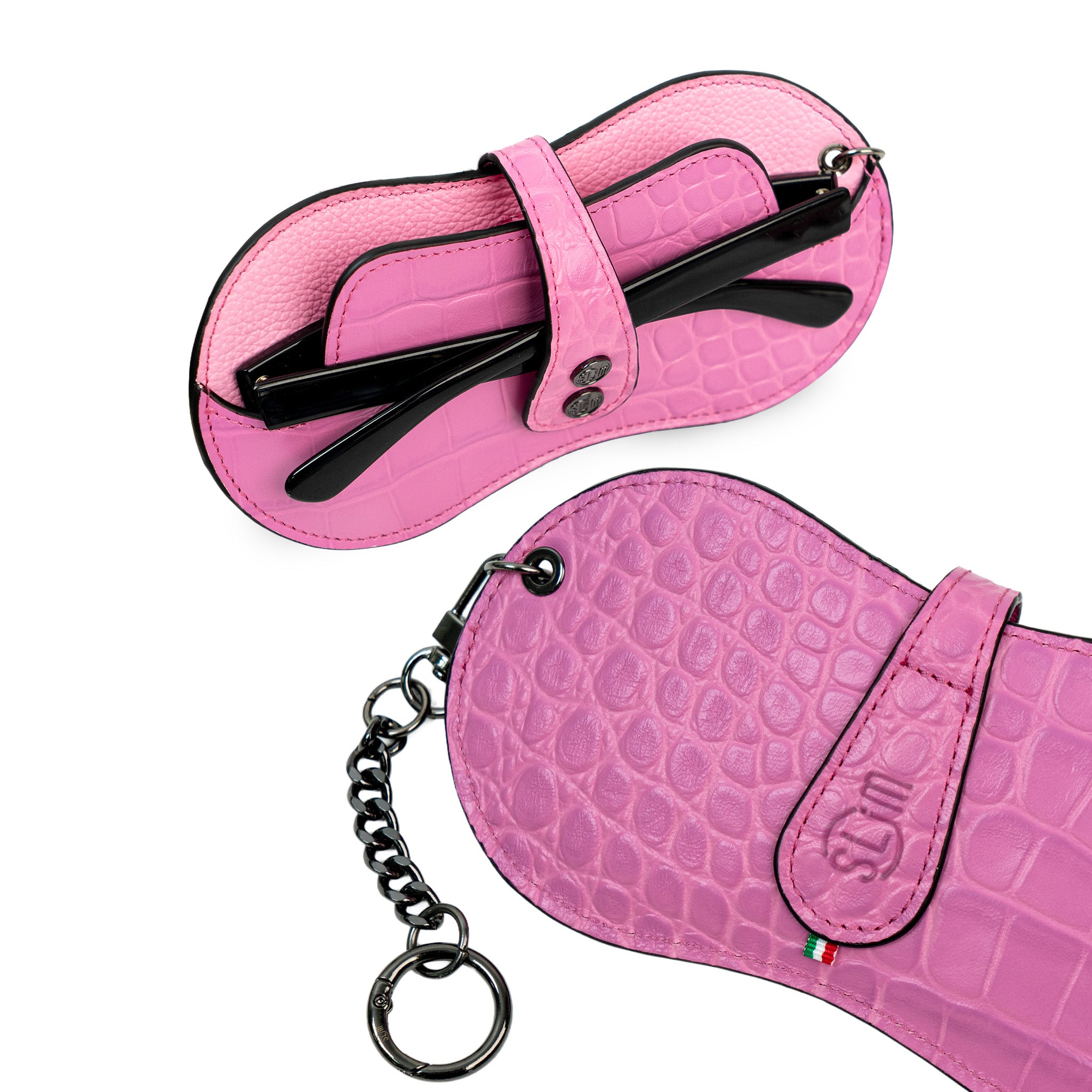SLim Vision Vera Pelle Cocco Rosa Matt