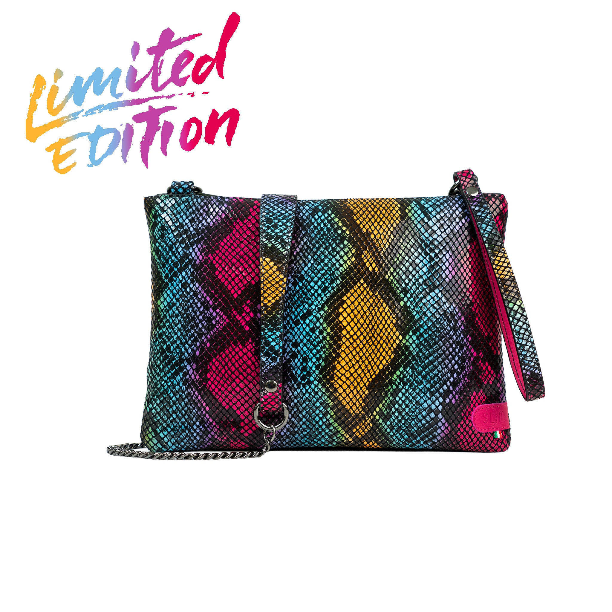 Pochette con Tracolla In Vera Pelle SLim®️