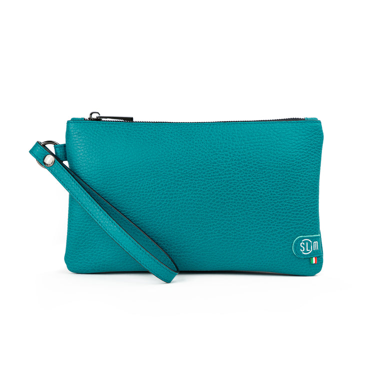 Pochette con Polsiera In Vera Pelle SLim®️