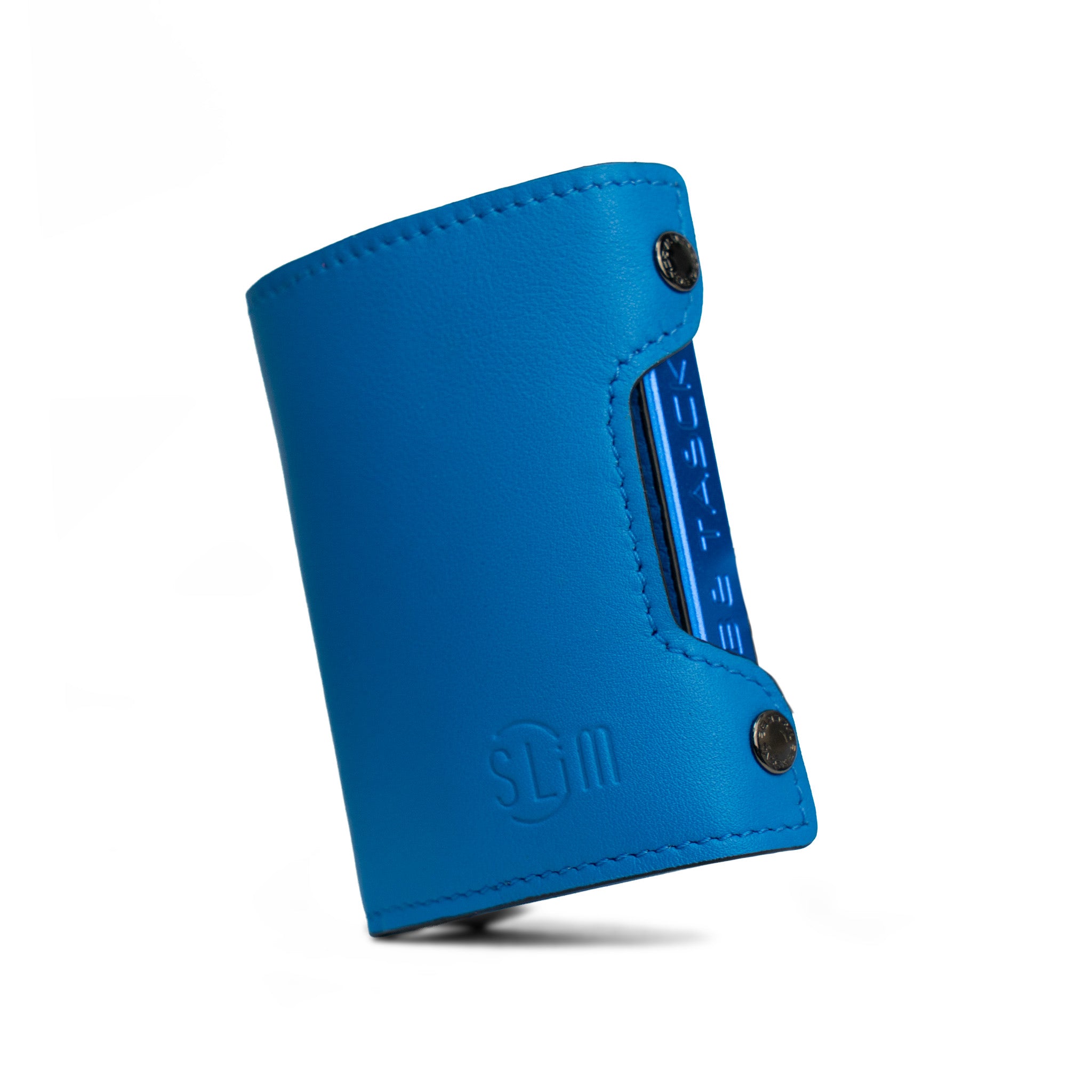 Be Tasck Pelle Liscia Blu e Nero