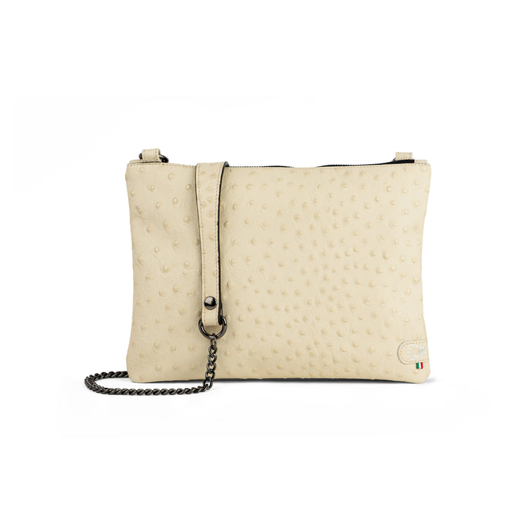 Pochette con Tracolla In Vera Pelle SLim®️