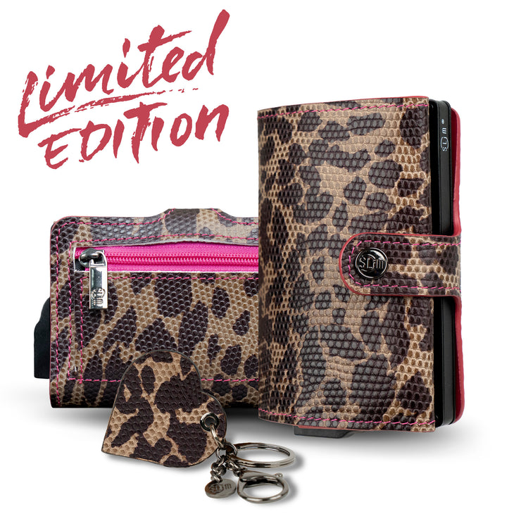 SLim®️ Genuine Leather Clutch with Shoulder Strap