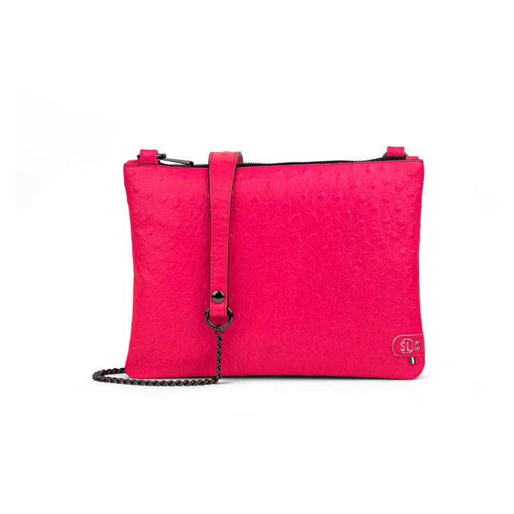 Pochette con Tracolla In Vera Pelle SLim®️