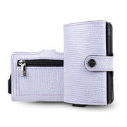 SLim®️ Tejus purple genuine leather wallet