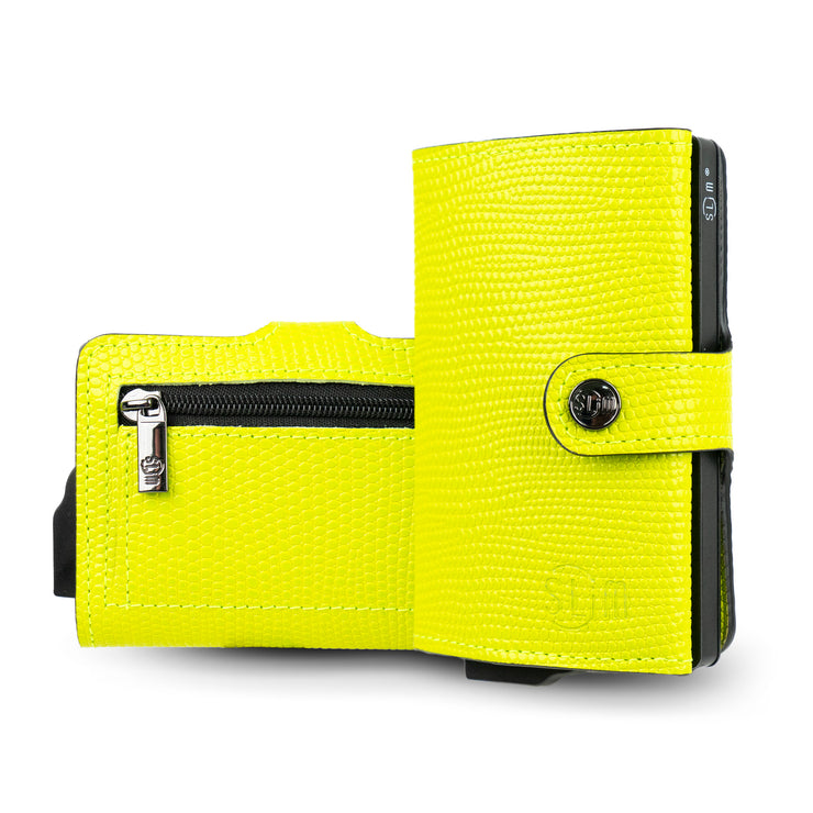 SLim®️ Tejus lime genuine leather wallet