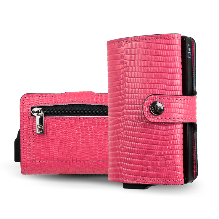 Portacarte Vera Pelle Tejus S Bubblegum