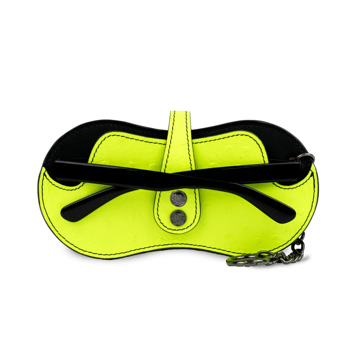 SLim Vision Vera Pelle Lime e Nero