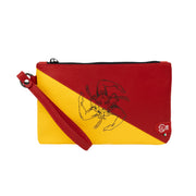 Pochette con Polsiera Vera Pelle Bottalato Tema Sicilia