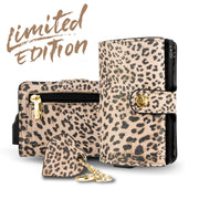 SLim®️Maculato Genuine Leopard Leather with Zip Coin Purse and Heart Key Ring