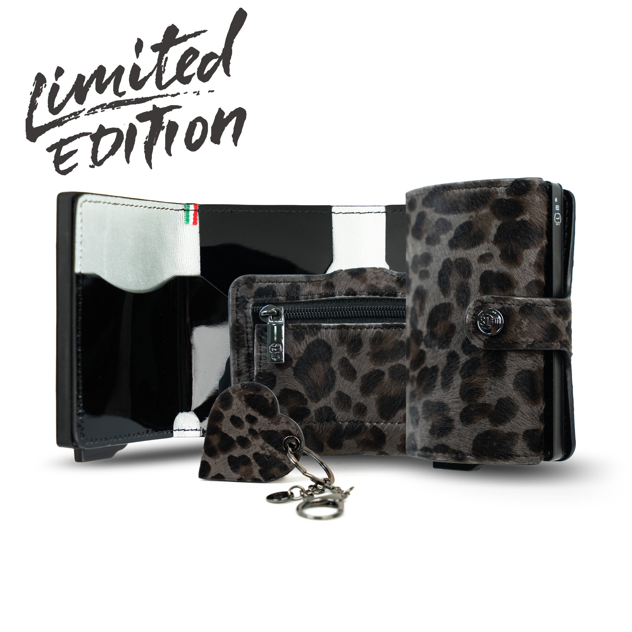 SLim®️ Vera Pelle Animalier Cavallino Grigio