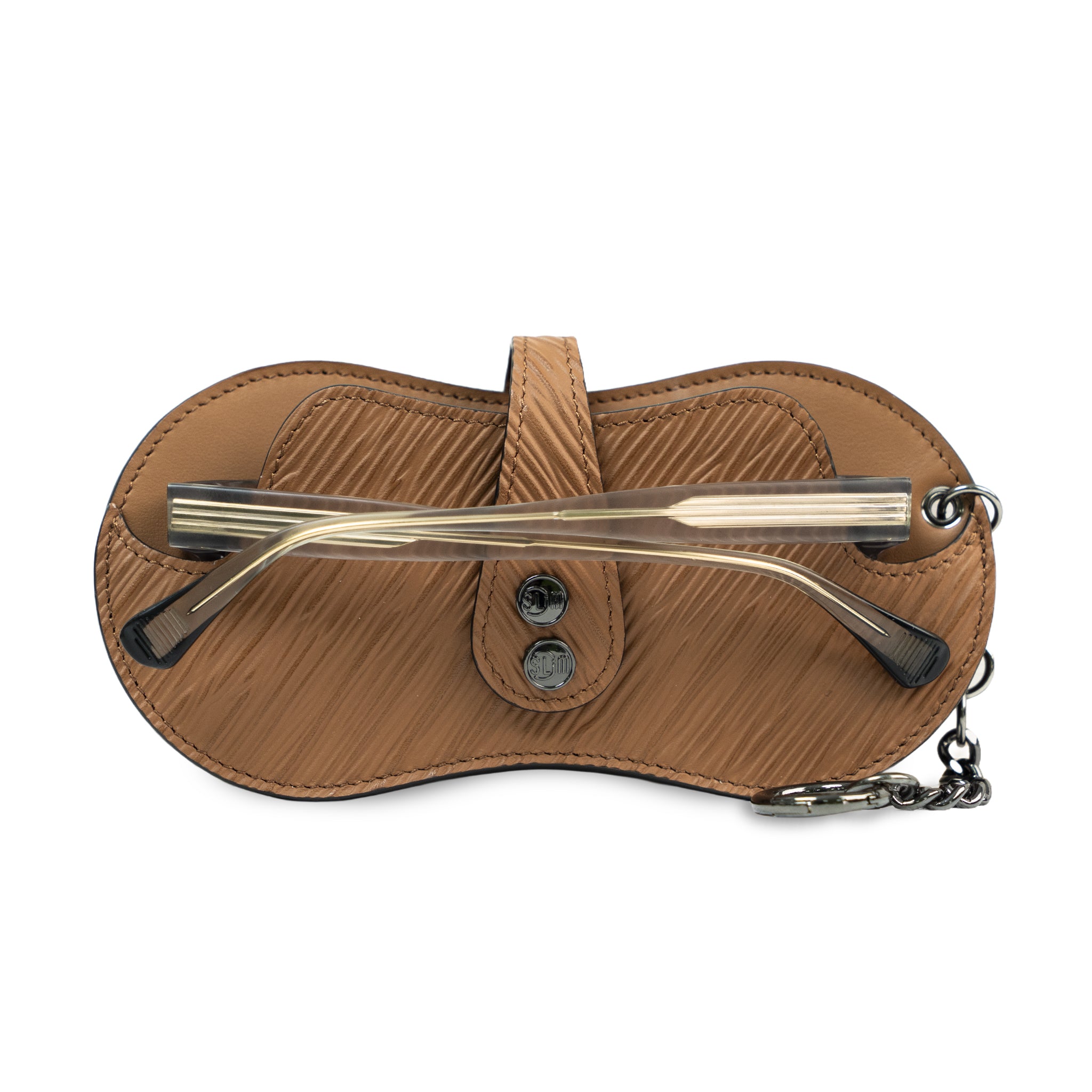 SLim Vision Vera Pelle Epi Marrone