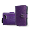 SLim®️ Vera Pelle stampa Struzzo Viola