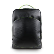 Genuine Leather Backpack Carbon Black