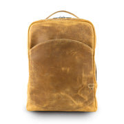 Genuine Leather Backpack Carbon Black