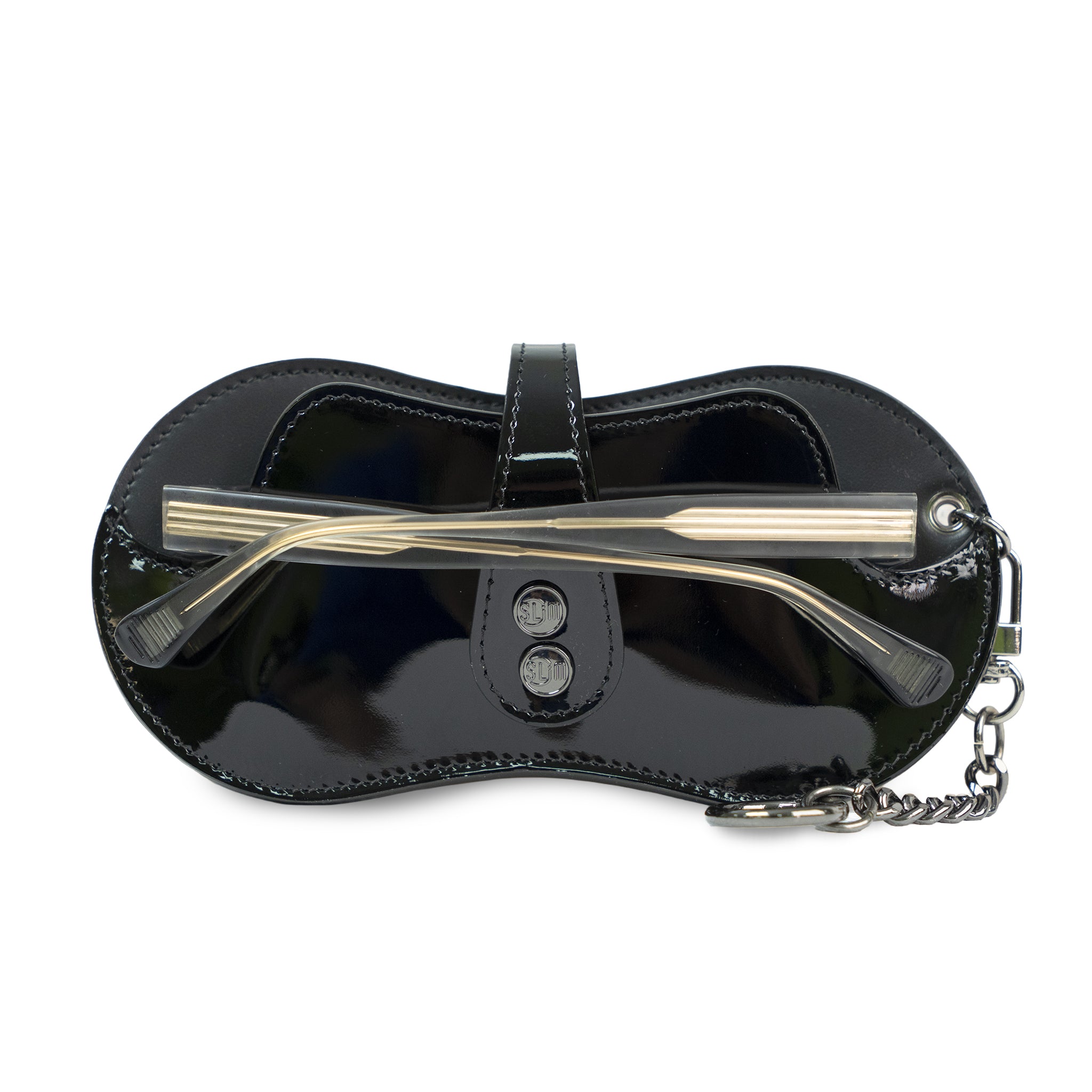SLim Vision Vera Pelle Specchio Nero