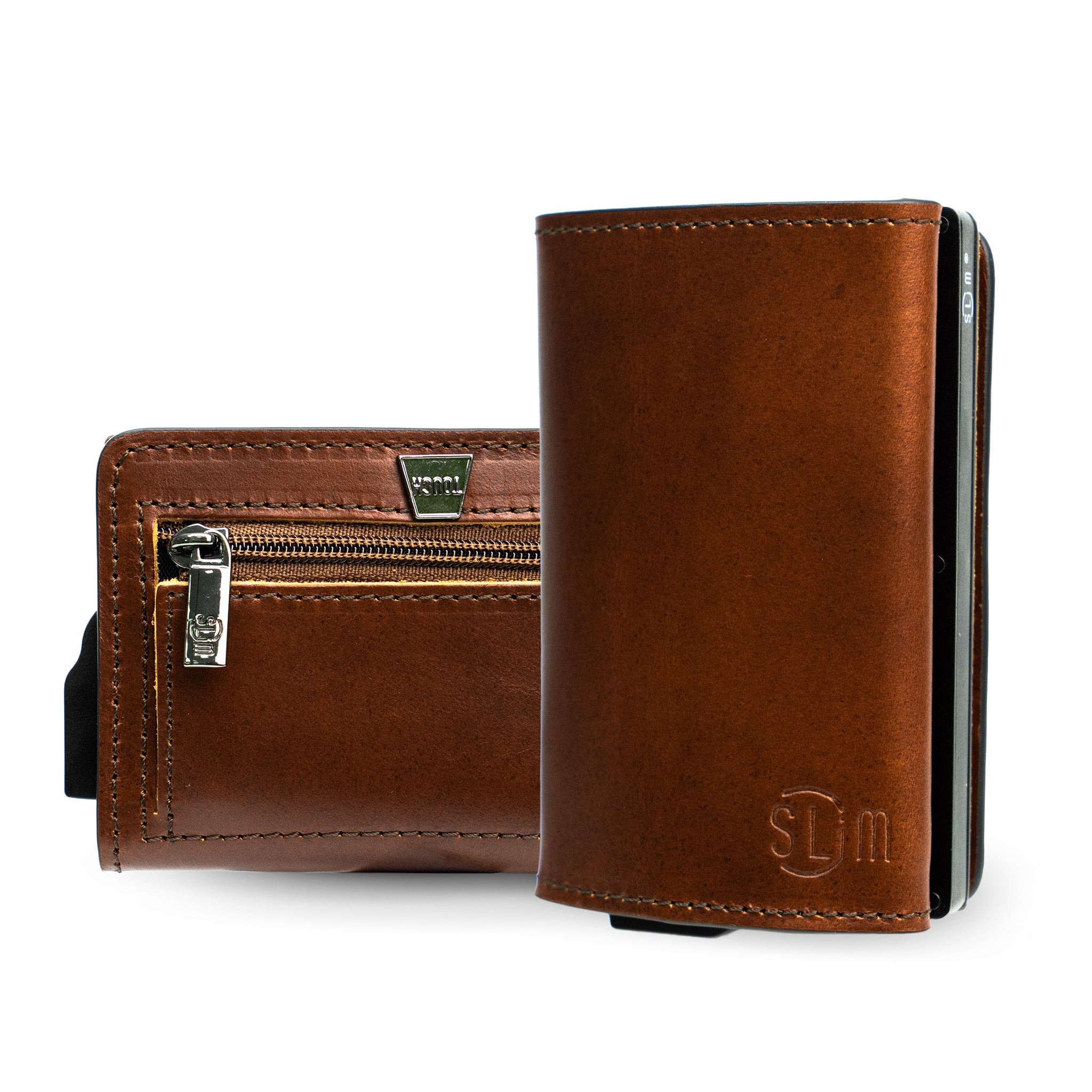 SLim®️ drummed genuine leather Sicily "Isola" theme 