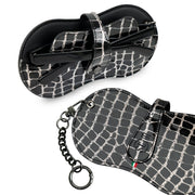 SLim Vision Vera Pelle Metal Nero e Bianco