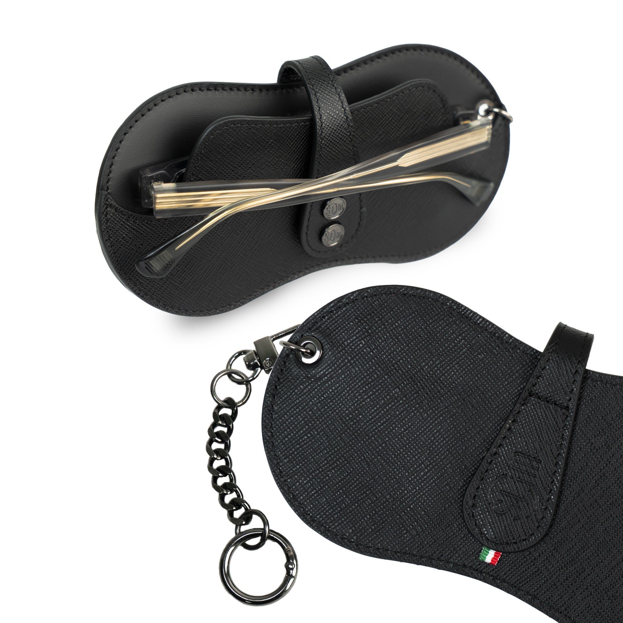 SLim Vision Vera Pelle Saffiano Nero