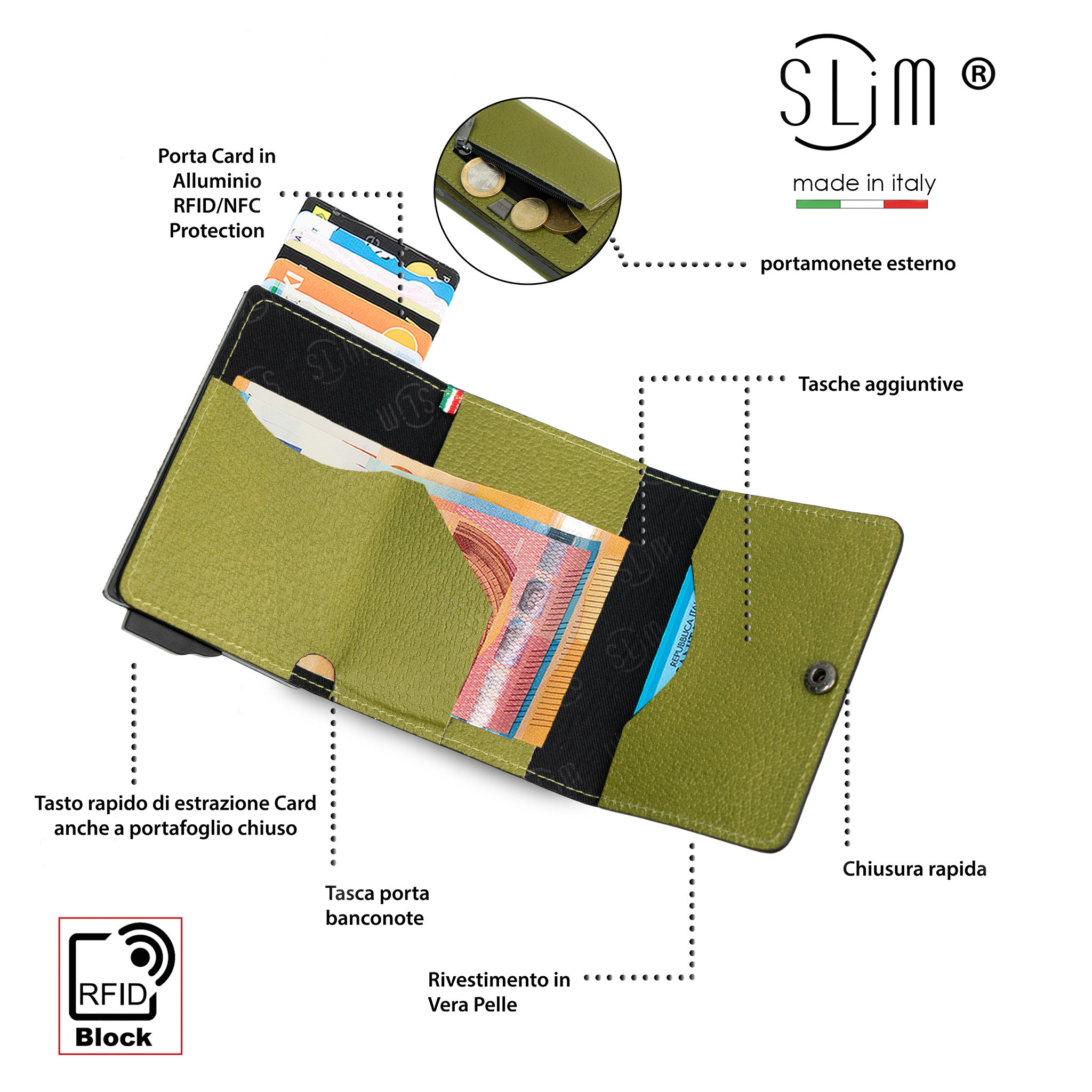 SLim®️ Touch Cinghialino Verde Pistacchio
