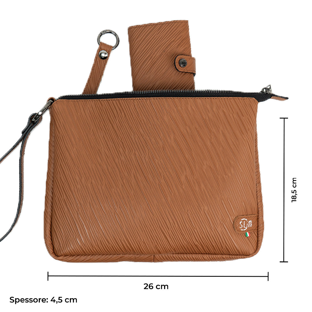 Pochette Max Epi Marrone