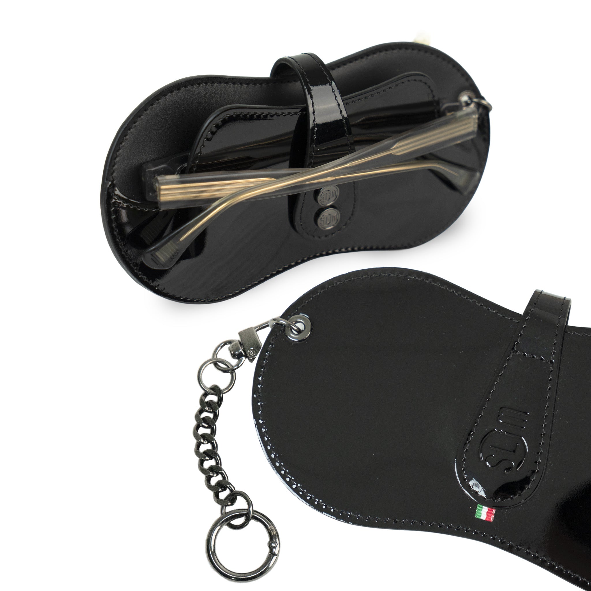 SLim Vision Vera Pelle Specchio Nero
