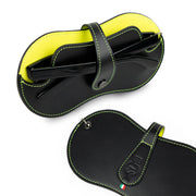 SLim Vision Vera Pelle Nero e Lime