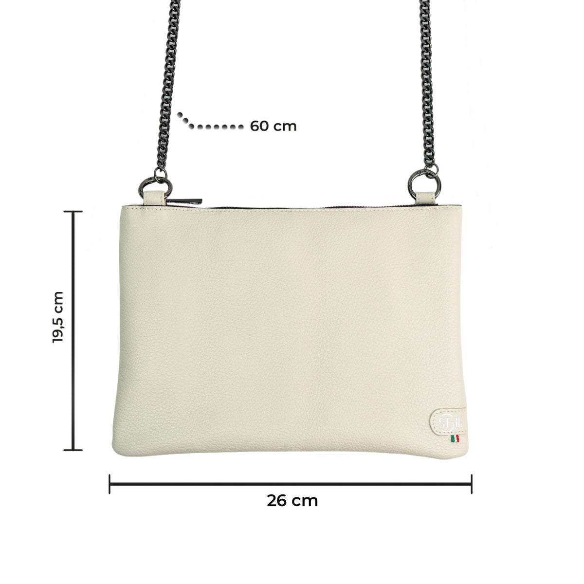 SLim®️ Genuine Leather Clutch with Shoulder Strap