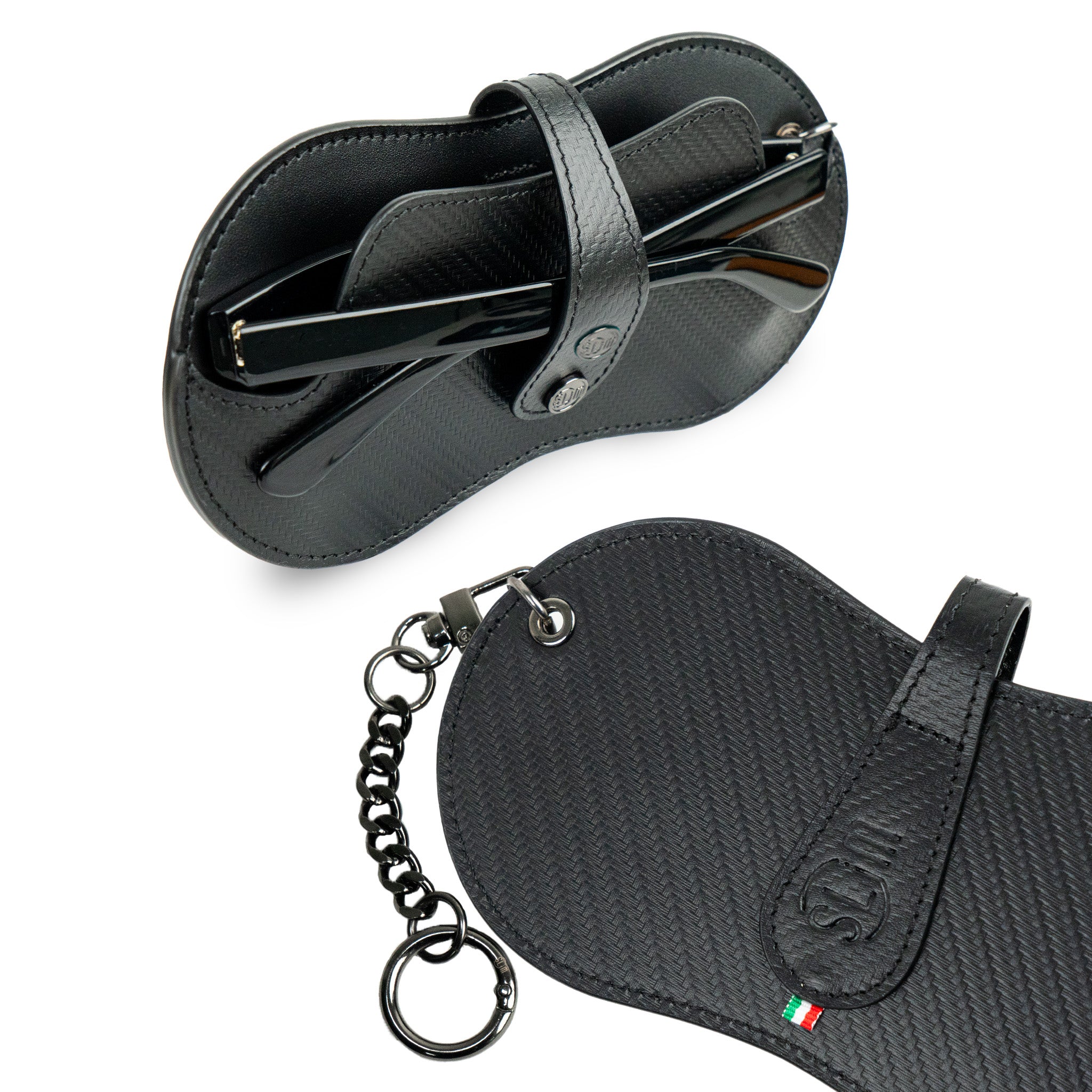 SLim Vision Vera Pelle Carbon Nero