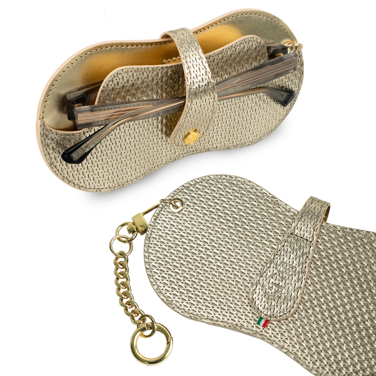 SLim Vision Vera Pelle Metal Oro