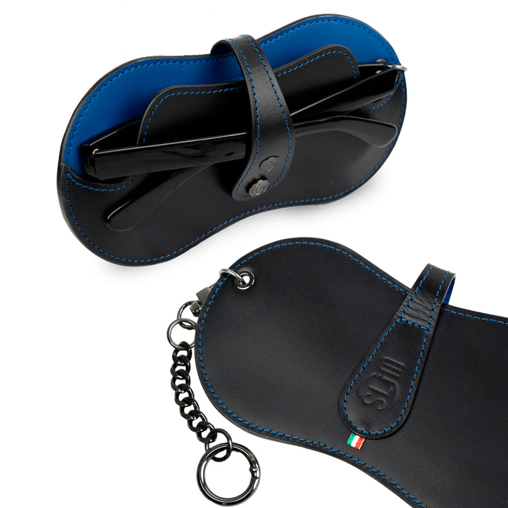 SLim Vision Vera Pelle Nero e Blu