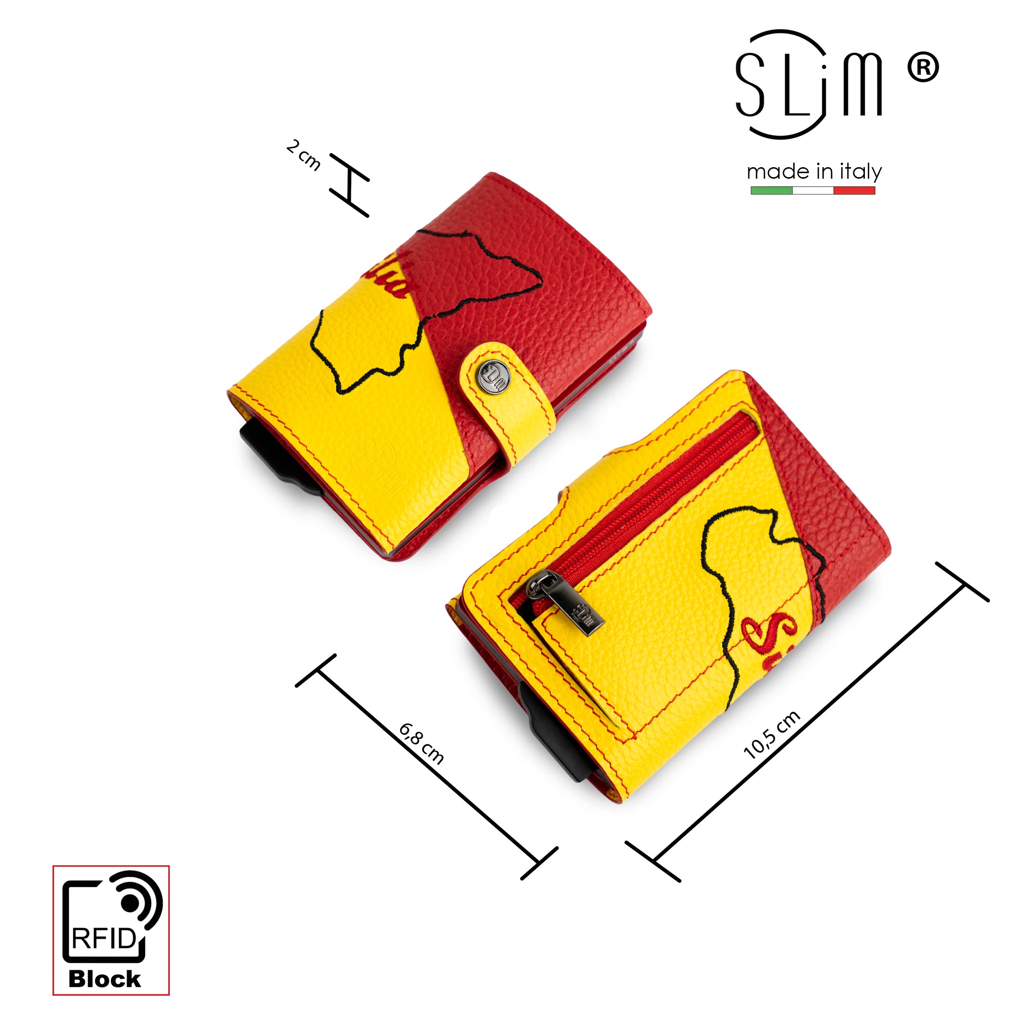SLim®️ Vera Pelle Tema Sicilia Isola