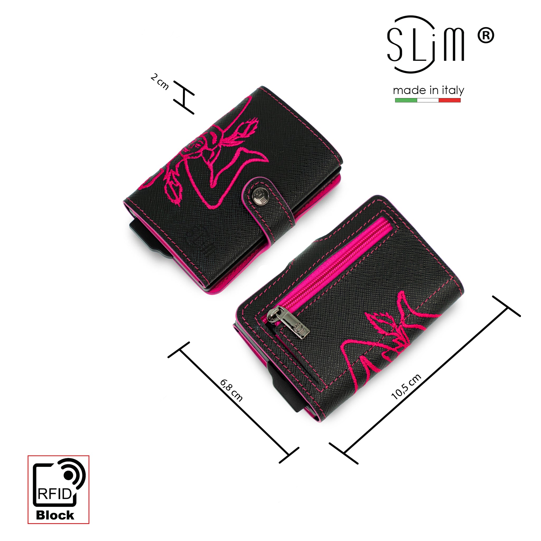 SLim®️ Tema Sicilia Saffiano Fucsia