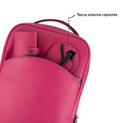 Zaino Vera Pelle Bottalato Fucsia