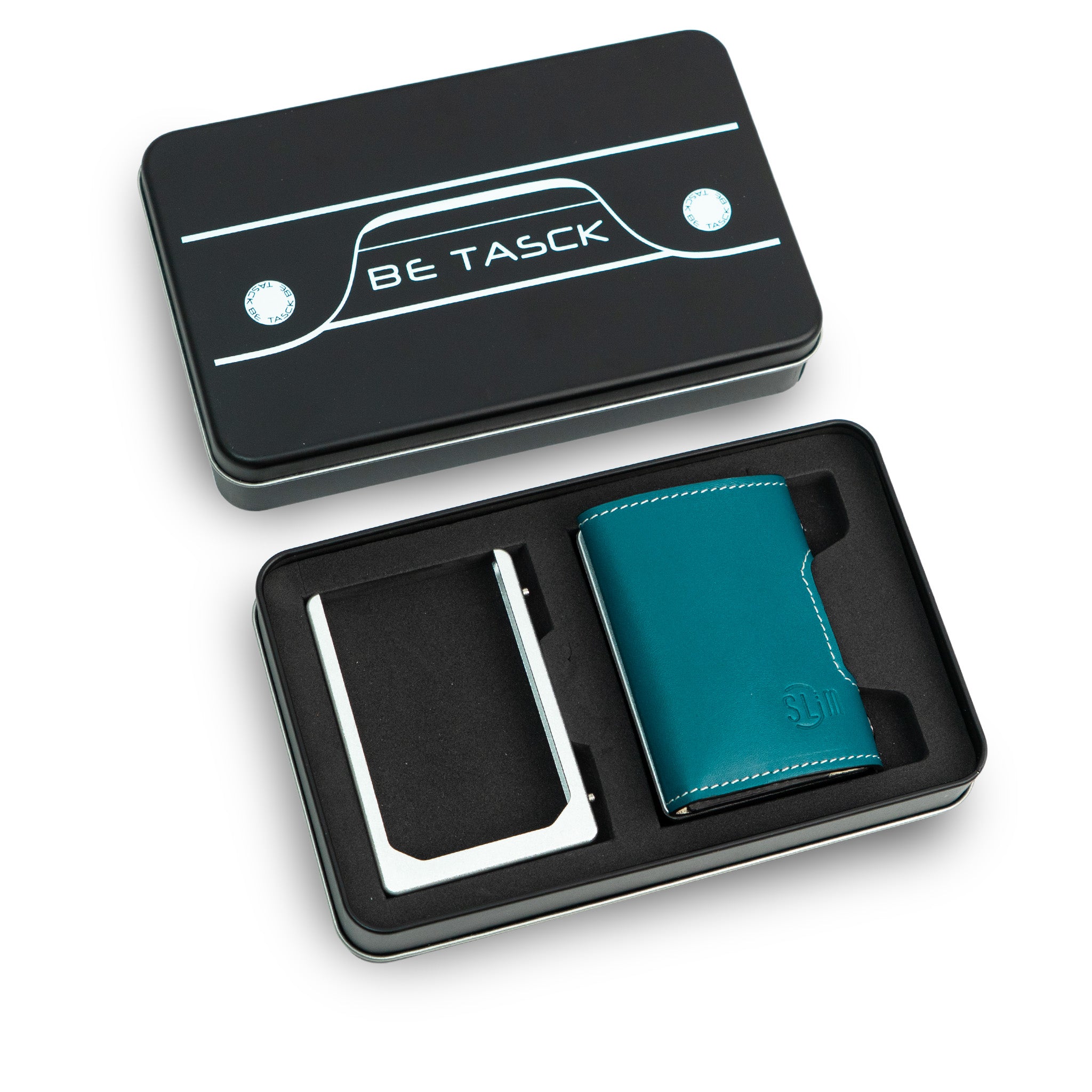 Be Tasck Pelle Liscia Petrolio Multicolor