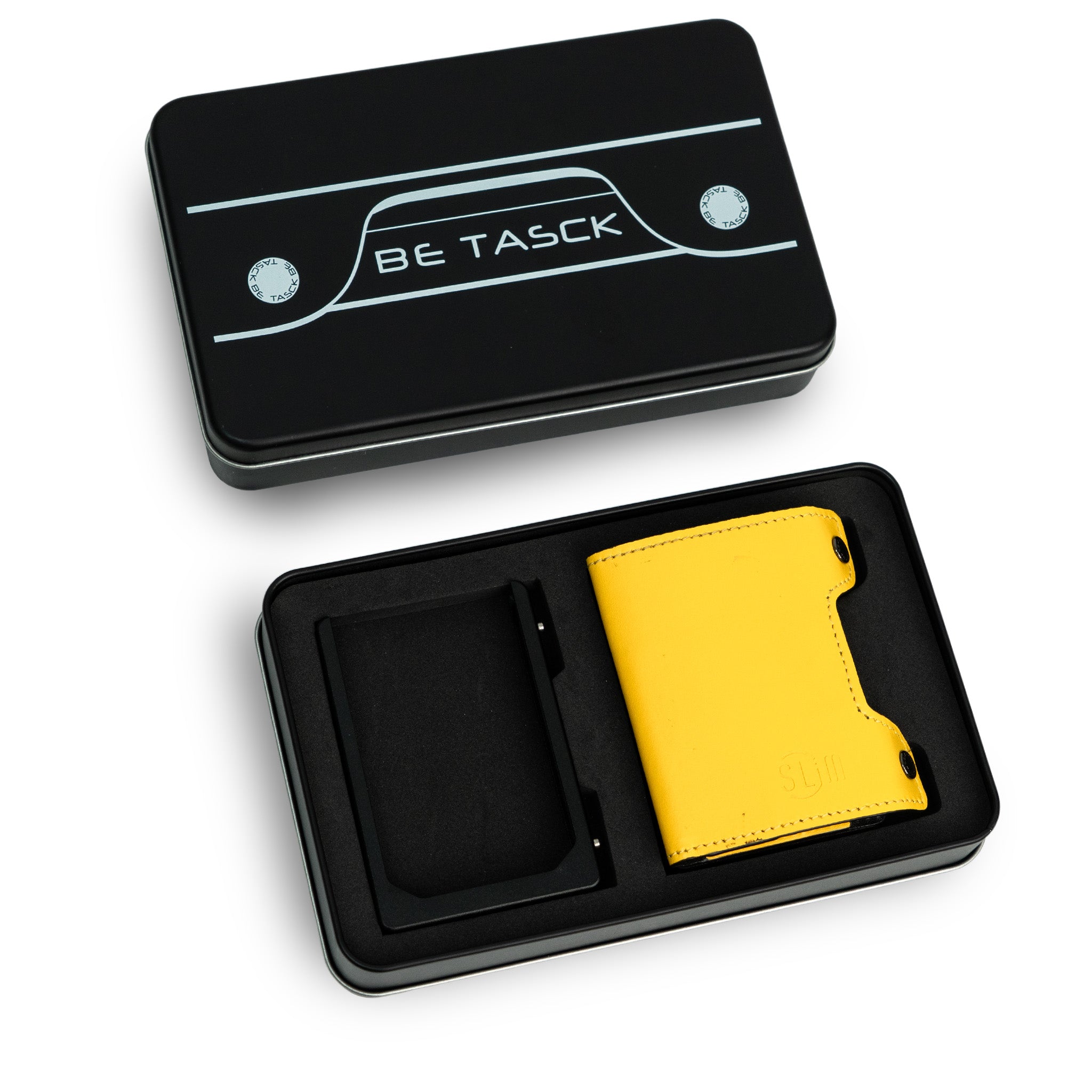 Be Tasck Pelle Liscia Giallo e Nero