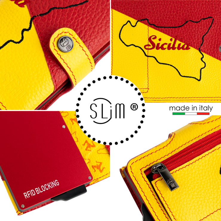 SLim®️ Vera Pelle Tema Sicilia Isola